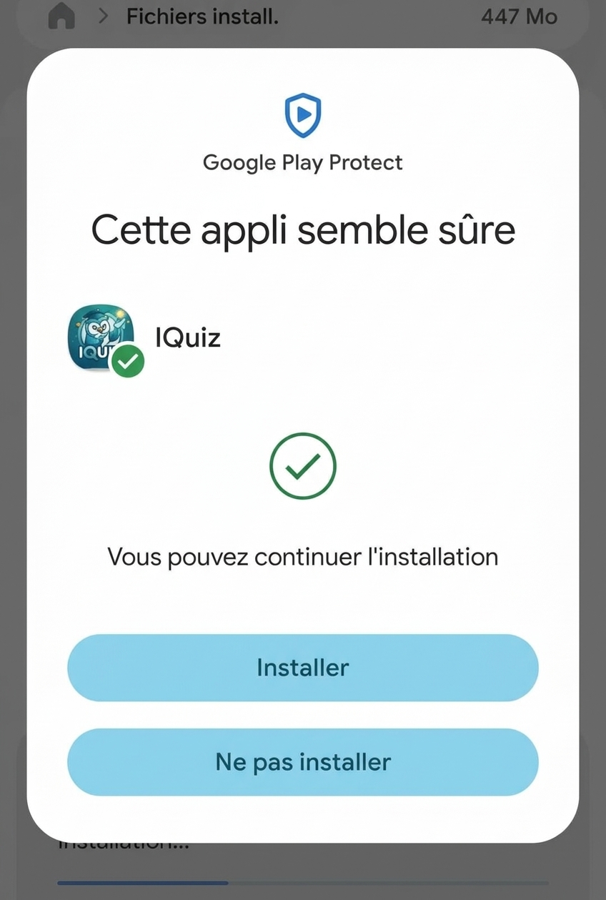 Cette appli semble sûre